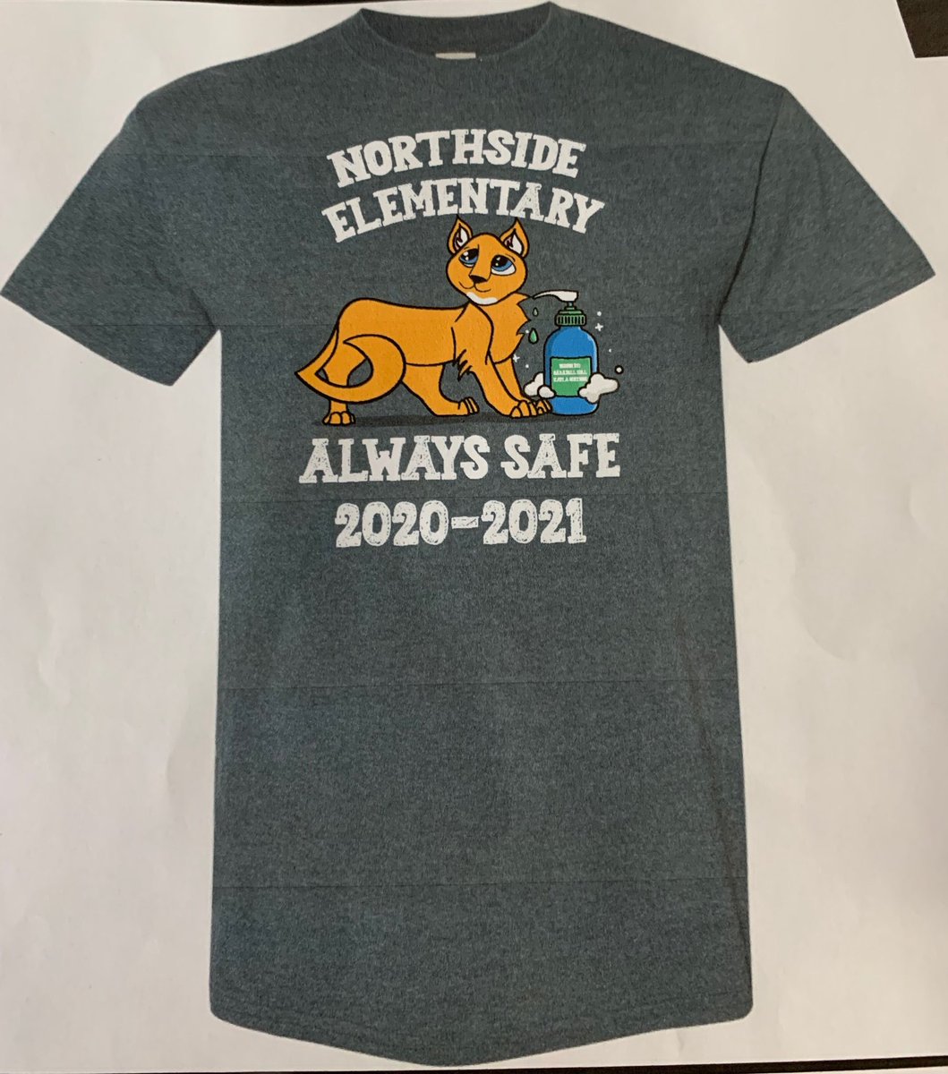 NorthsideROARs's tweet photo. Ladies and Gentlemen...BEHOLD the 2020-2021 NS T-Shirt! Congrats to Kayla and Sarabell on the winning design! https://t.co/DnIG9j7rhq