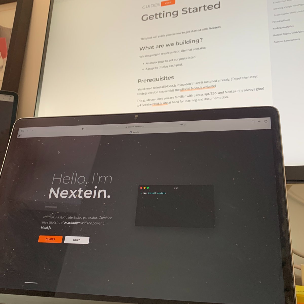 NexteinJS's tweet photo. 📢There is a new nextein version in latest 🚀, and there is a latest version of the nextein site 💅. 

😎 https://t.co/3sAoj9oQUD
👀 https://t.co/Iediffaft8

#nextein v3.0.0 is out 🔥 https://t.co/fKHyolBmVa