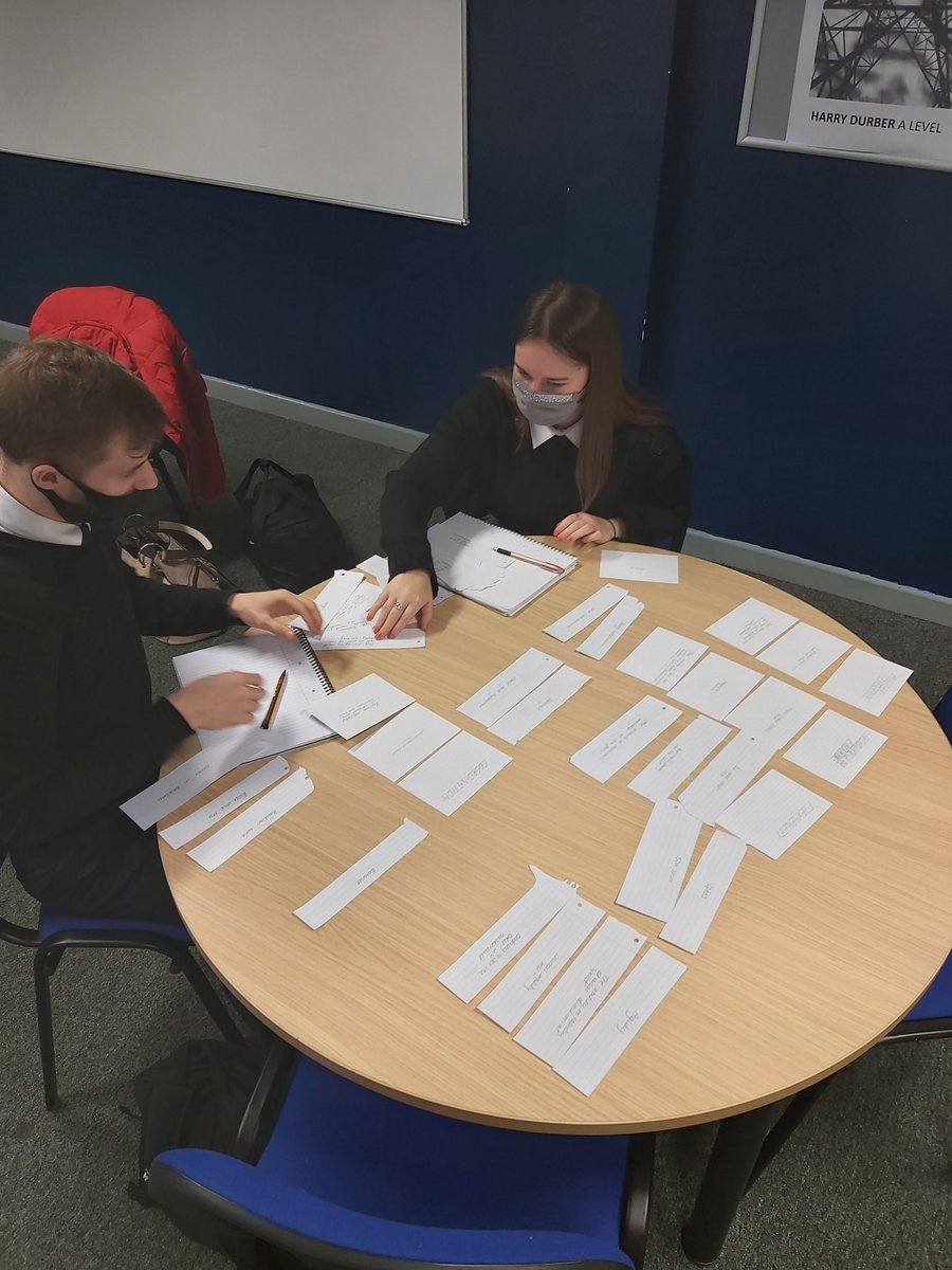 NHSSixthForm's tweet photo. Year 12 PE students have produced some great revision cards to learn about components of fitness. A great starter activity today to match them all up #revisiontechniques #matchingpairs #proudteacher @NewporthighPE1 https://t.co/CF18THOnzw