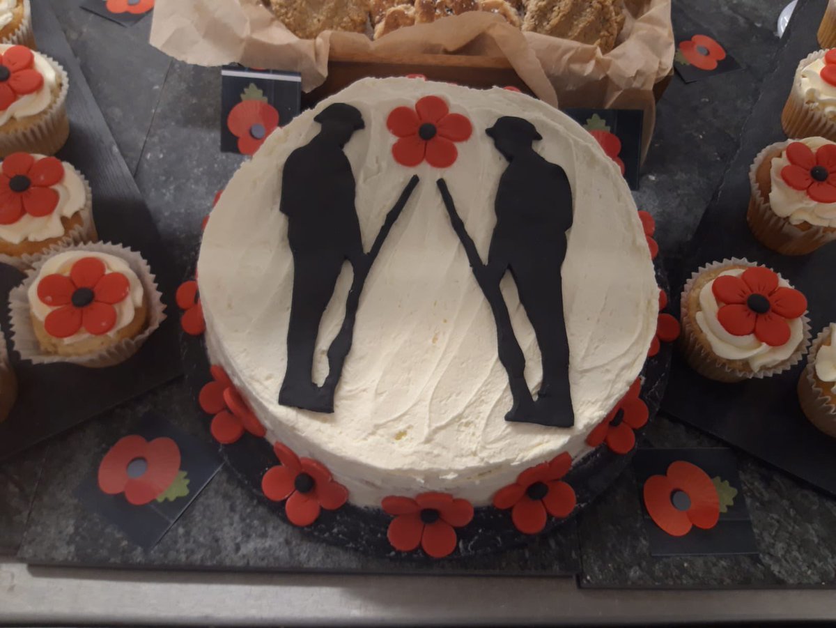 Thank you so much to Gemma in the school canteen for her beautiful cakes for Remembrance Day!