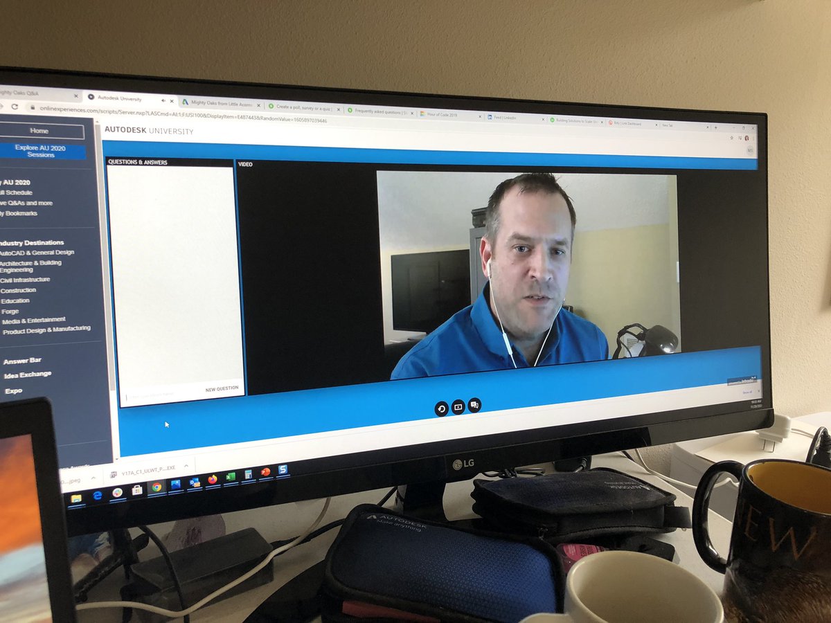 stoneformation's tweet photo. Great to hear from customers! Attending the Q&A from @cadtoolbox ‘s class ‘Hack the @AutodeskVault Job Processor’ - he’s even promised to include bonus tips! #AU2020 #PDM #datamanagement #CADadmin https://t.co/Rt2enlcd8Z