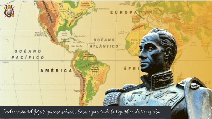 Hace 202 años el Libertador, declaró ante el mundo la firme determinación de convertir  a Venezuela en una Nación, libre, independiente y soberana, hoy los hombres y mujeres del @somos_ejercito reafirmamos el compromiso de seguir en defensa de la Patria que soñó Bolívar.
#FANB