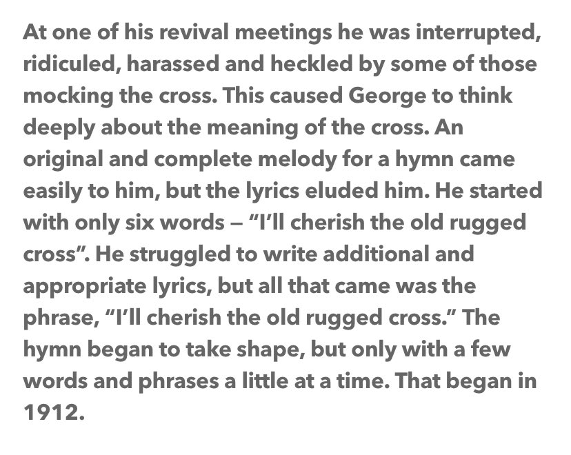 Shirkey singing “Old Rugged Cross” was deliberate. The lyrics are on the left, the song’s history is on the right. They believe there’s an epic battle coming, folks: Believers vs. Non-Believers. Many have been preparing for it all their lives. They believe this is God’s Will.  https://twitter.com/ReesusP/status/1329829289626243074