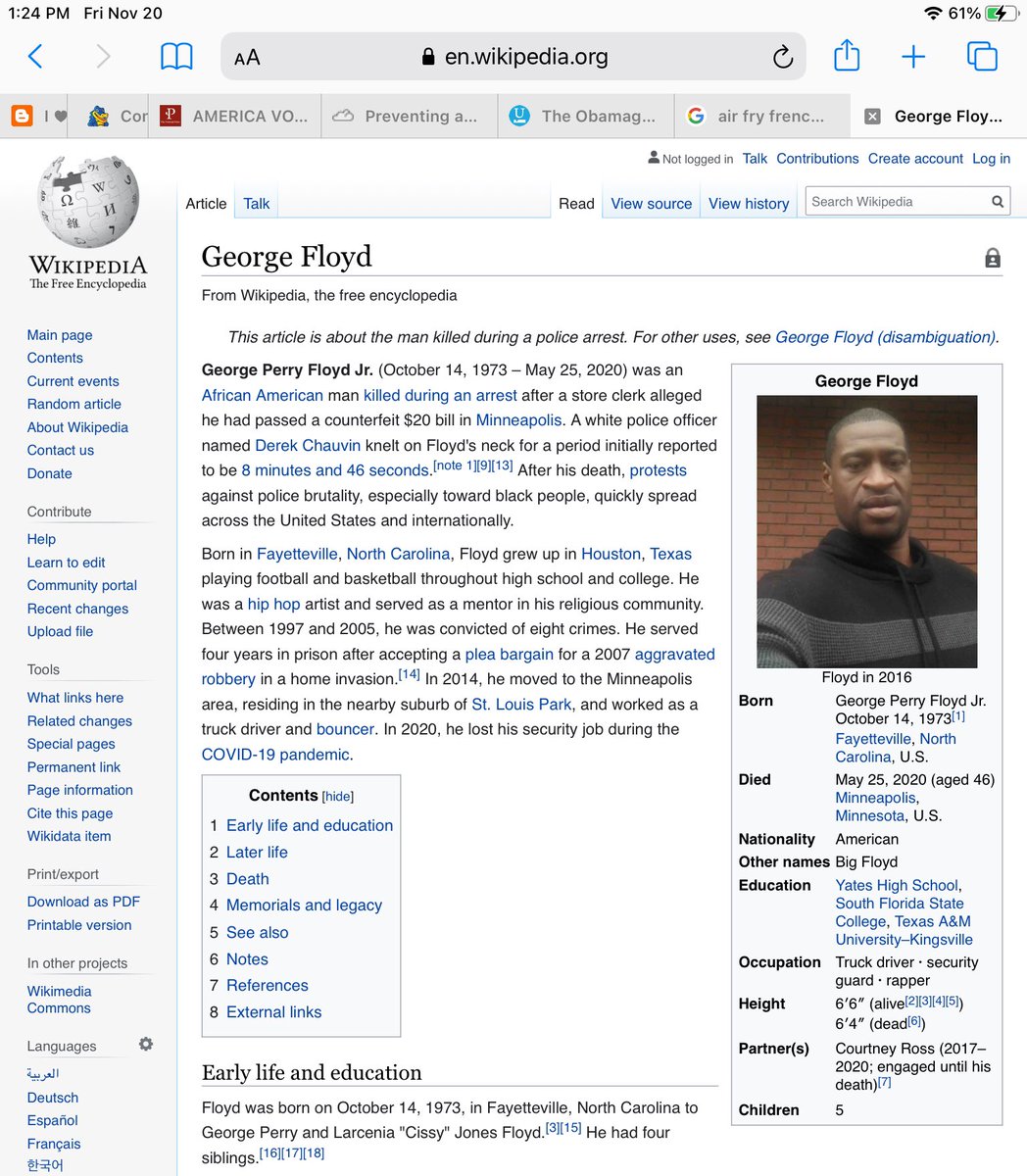 And 18 days later, George Floyd was dead.