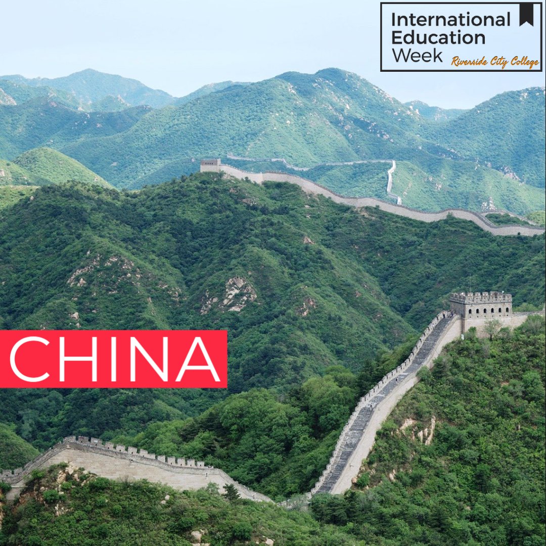 Fun facts about China:
We currently have 74 international students studying at RCCD from China.
#InternationalEducationWeek2020 #iew2020 #internationaleducation #internationalstudents #globalmindset #riversidecitycollege