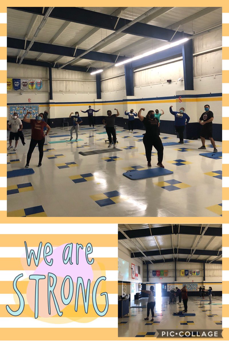 msmarisalgarza's tweet photo. They never cease to amaze us. Thank you @FieldsCounselor for setting up an amazing workout with @campGladiator and ensuring that we practice self care. #FieldsInspires #FieldsStrong #selfcare https://t.co/ocALPEo3FS