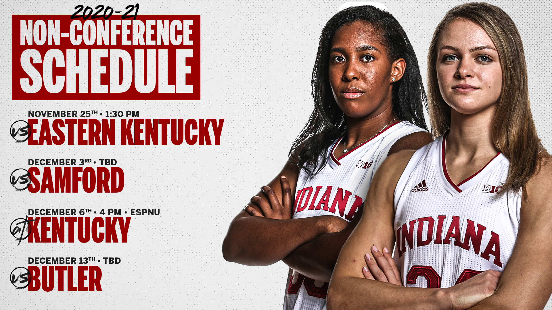 IU women’s basketball announces 202021 nonconference schedule The