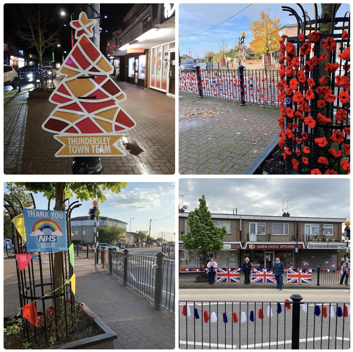 Whatever the season 🌱 🌞 🍂 ❄️ #Thundersley Town Team are always working hard to keep our Village decorated for important events and fundraisers. We have a busy December 🎄 planned with lots of festive projects to keep everyone’s spirits 🆙
