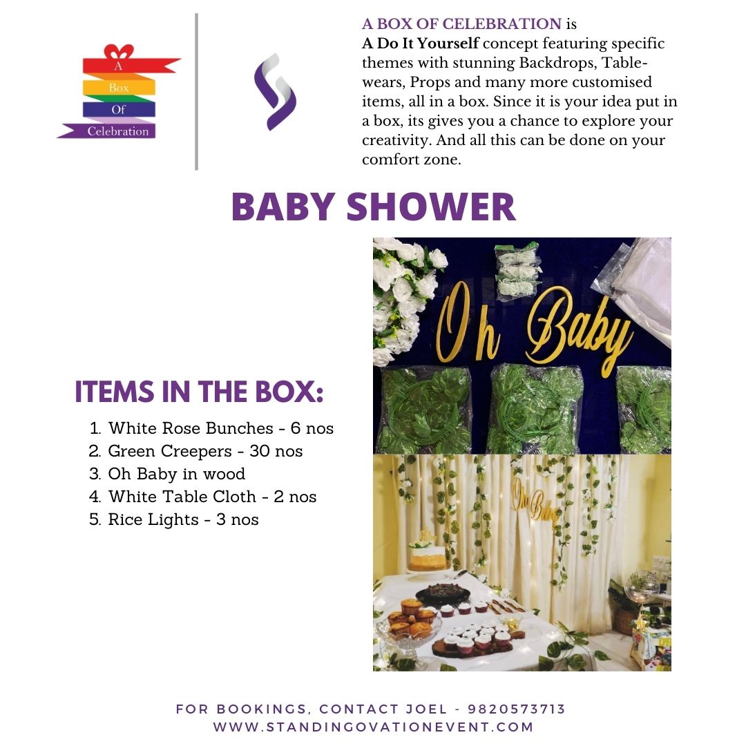 SOeventsmumbai's tweet photo. A Box of Celebration | Baby Shower
#standingovationevents #soeventsmumbai #standingovationweddingandevents #weddingsbymjj #aboxofcelebration #ABOC #partyinabox #DIY #newconcept #newideas #customisedproducts #babyshower #babyshowerdecoration #newbabyshowerideas #OhBaby https://t.co/wXUluoAwrS
