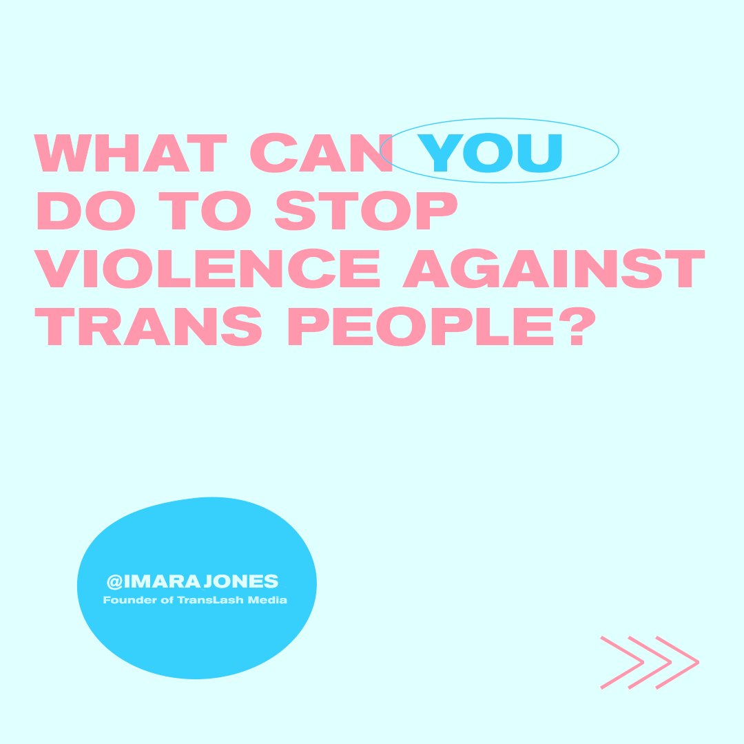 It’s  #TransDayOfRemembrance   & I hope you all join me today in honoring and remembering all those who lost their lives for simply existing. Every day I & so many work to ensure a better & safer world for us, for the people that came before & the people that will come after.