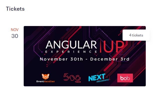 itayperry's tweet image. When the entire team attends an event together :) #angularUp