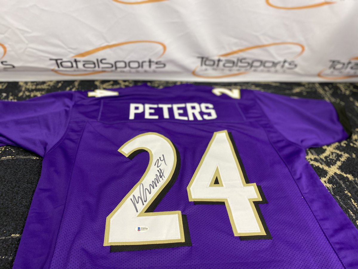 TSEBaltimore's tweet image. If Marcus Peters has an interception and the Ravens win today, we'll giveaway a Marcus Peters autographed jersey to someone who retweets this tweet AND follows us! 🔥