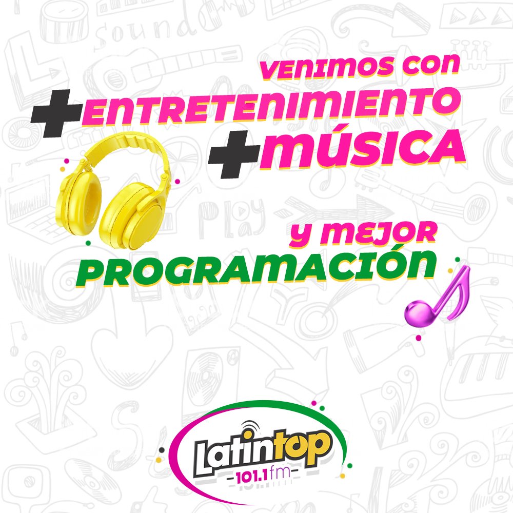 LatinTopFM's tweet photo. Tenemos buena música todo el día 🔥🔥💥 sintonizanos 😲📲 https://t.co/rofifKoXcO