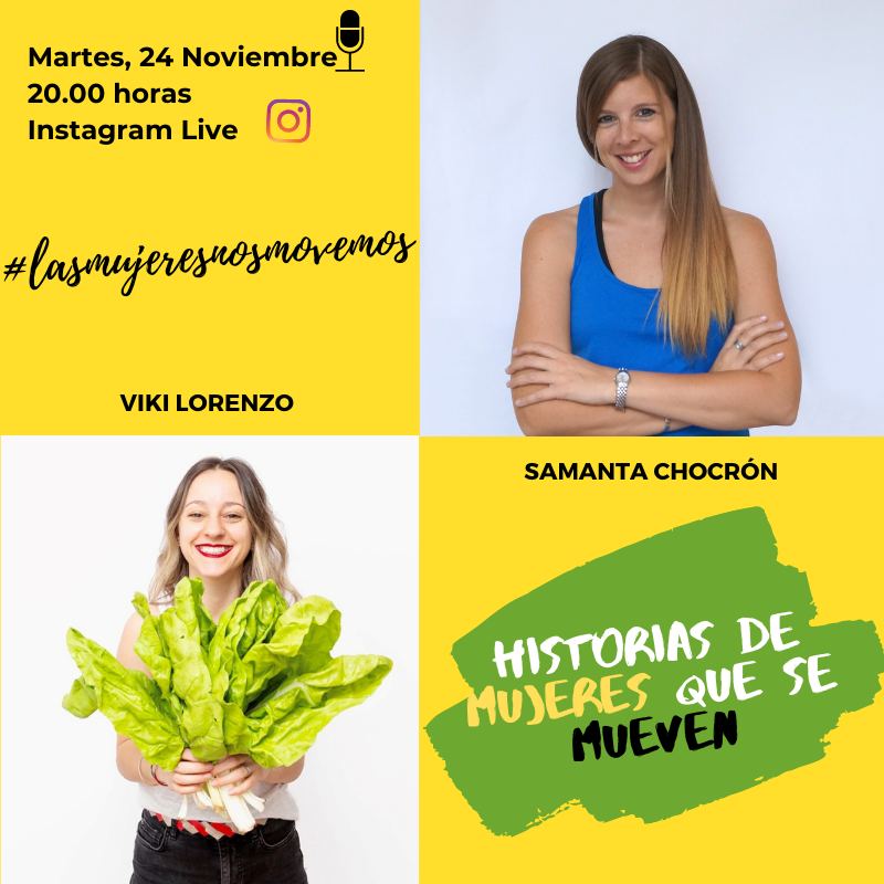LMNMovemos's tweet photo. @samantachocron nos presentará a #Vikilorenzo #embajadoraLMNM en #historiasdemujeresquesemueven Ella es #Dietista #nutricionista argentina que vive en #Acoruña. Diplomada en patologías digesto-absortivas y especializada en la educación alimentaria y cambio de hábitos.
#Tesperamos https://t.co/0vTAKFlpsV