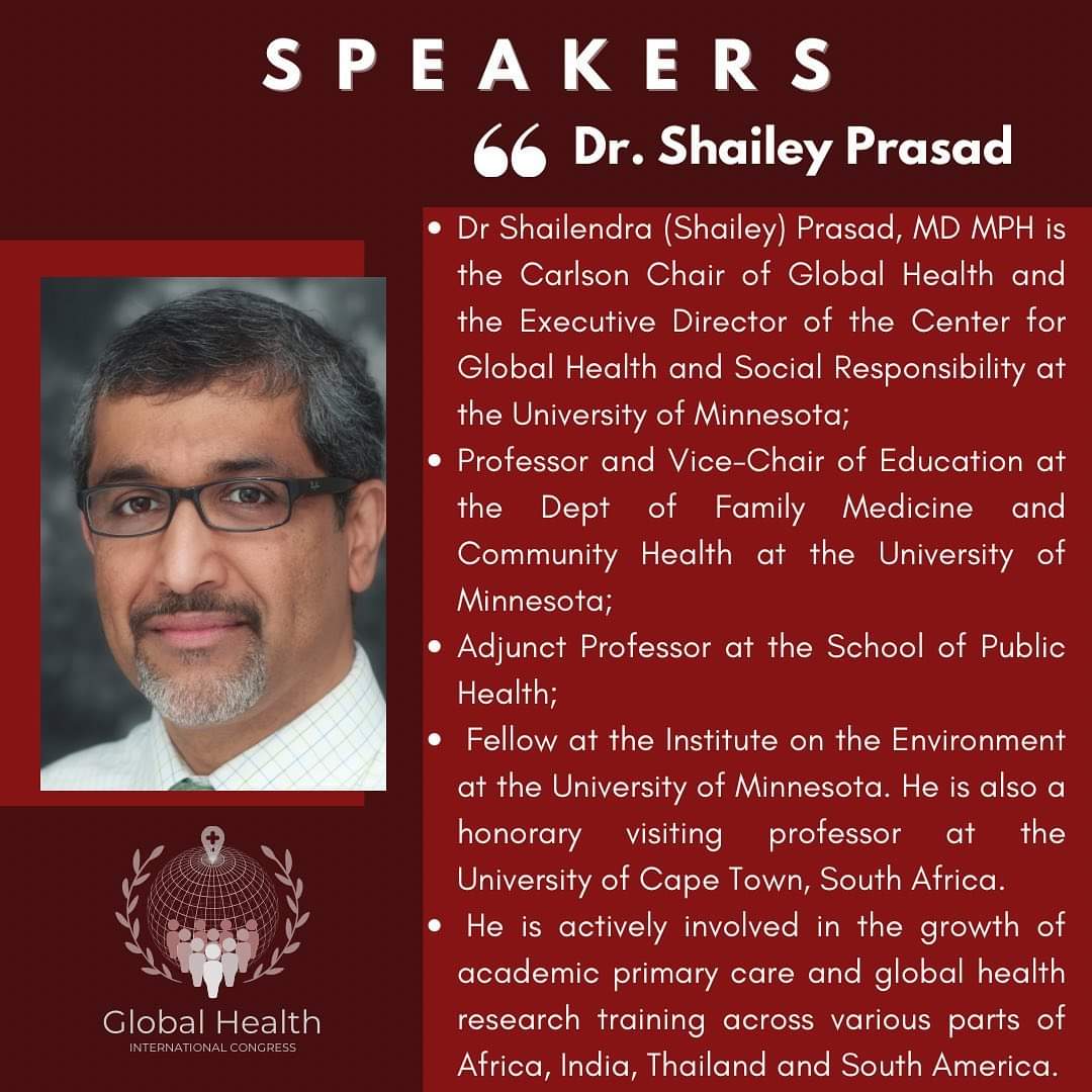 ICAOMS's tweet photo. Global Health International Congress
🌏Health in an interconnected world🌏
A 4-day free #GlobalHealth #VirtualCongress w/ speakers from around the globe
🗓️ 21, 22, 28 & 29 November, 2021
💻 ONLINE
Registration🌐
https://t.co/Bs6Gi7B8qt
#MedTwitter #MedStudConf #publichealth https://t.co/L6u6y1TgJP
