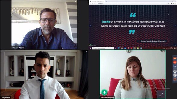 colabogadosazul's tweet photo. 🗞#NoticiasCAA | ⚖️🎙 #Ahora en el I Congreso de Derecho de lo Artificial, se desarrolla el Panel IX “El mundo del cibercrimen” con disertaciones de Horacio Azzolin🇦🇷, Jorge L. Litvin🇦🇷 y Sabrina Lamperti🇦🇷
#CAA2020 #Cibercrimen #Conectados #DerechoDeLoArtificial https://t.co/Ei41a5D5Ay