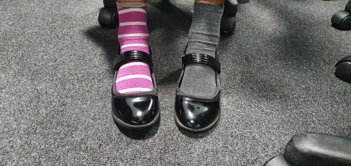 edengirlsWF's tweet photo. Happy #OddSocksDay2020 - Say no to #bullying @ABAonline https://t.co/7PQbUqA9fy
