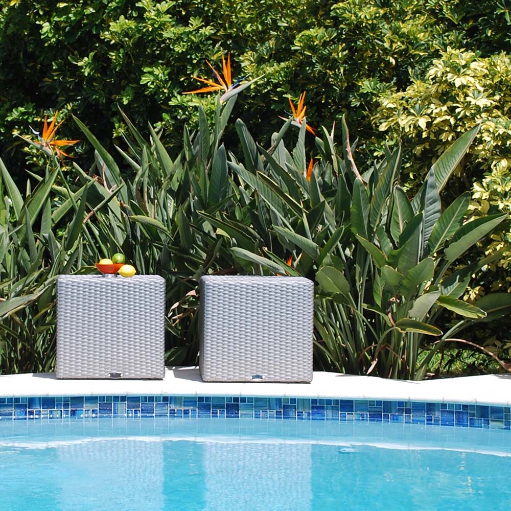 Discover the versatility of  our Panama Stool #kannoa_outdoor #outdoorfurniture #outdoorliving #pooloasis