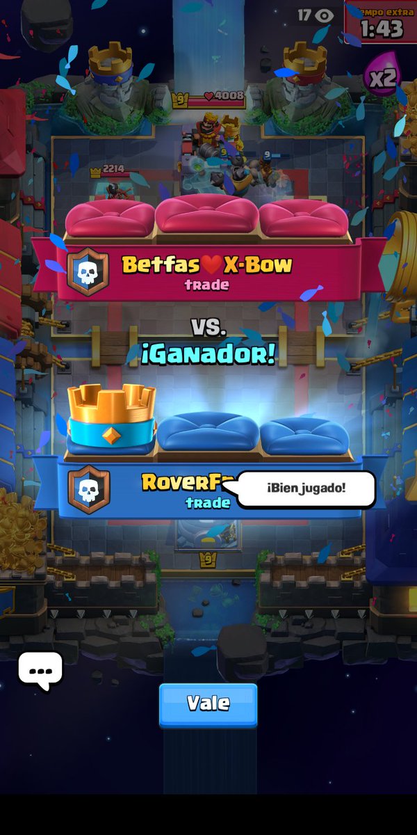 Vamos <a href="/Betfas/">Betfas</a>  a dominar ese top 1 Hermano, muchas gracias por la oportunidad de jugar una partida hermano, recuerda que la clave del éxito es la humildad 😎🤪✌️