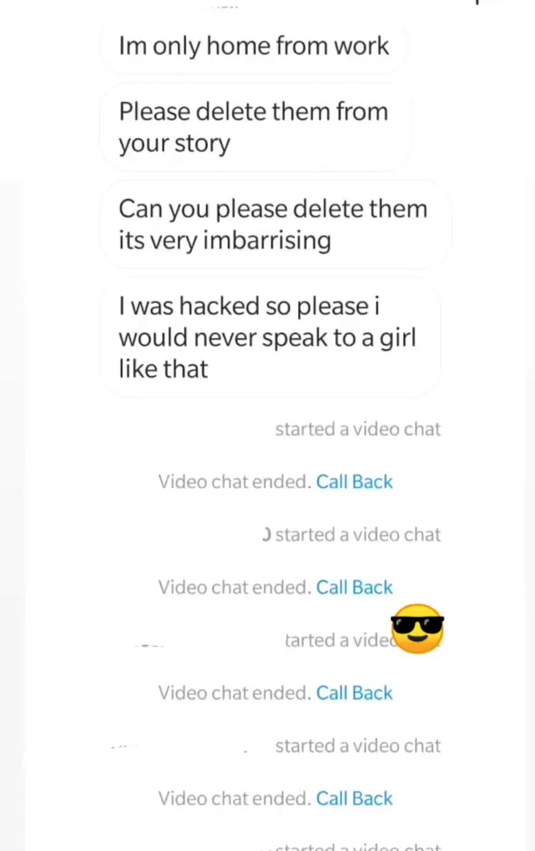 Plot twist a Garda officer takes over his account to talk to me