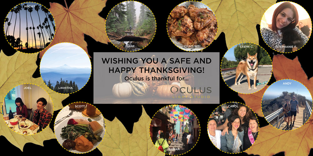 OculusLight's tweet photo. What are you thankful for this year? Click to read what the Oculus team is thankful for! #oculuslightstudio #thankful #Thanksgiving 
https://t.co/sUfPbSPHct https://t.co/l1L2RHPIpw