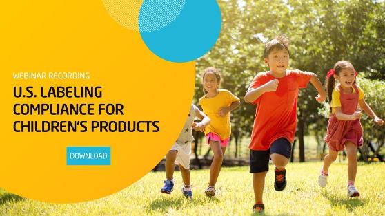 Intertek's tweet photo. Children’s products have different labeling requirements than general-use consumer products. Watch our webinar recording to learn about requirements for age determination guidelines for labeling, #CPSIA tracking labels & #FHSA cautionary statements: https://t.co/BDrLVPkNWv https://t.co/0Bmr4qXCNR