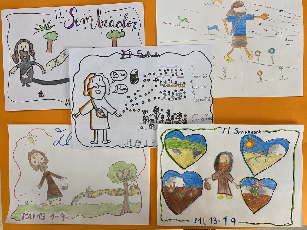 gecerezo's tweet photo. Ya tengo el rinconcito de #visualthinking bíblico hecho con mis chicos. Gracias a @juanjofdezsola @muxotepotolobat  @Edelvives  por las ideas💡 que nos enseñasteis en el curso. #aprendizaje #soymaestra #religiónSÍ https://t.co/3JGe2ax2Xj
