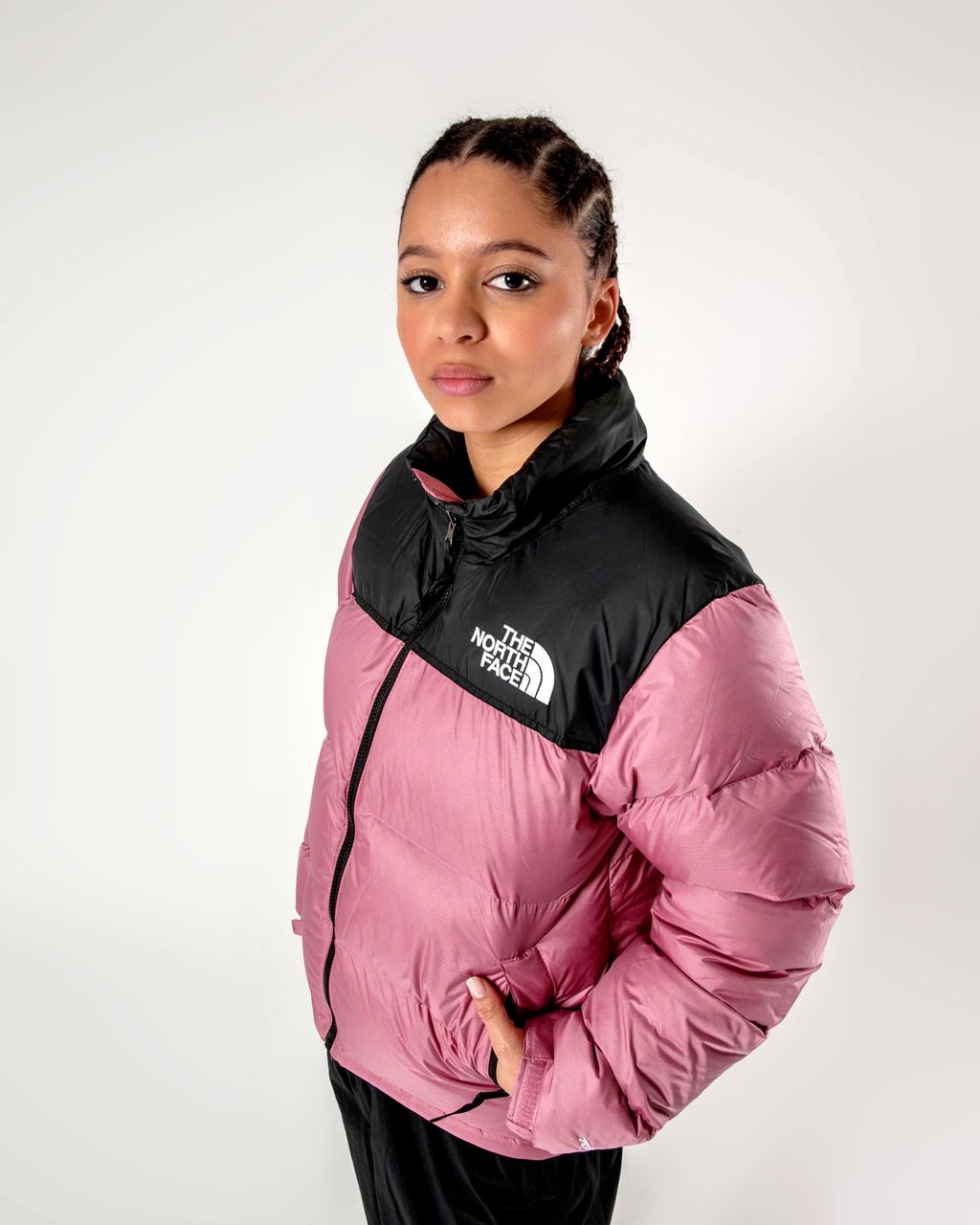 Rose north face jacket shop