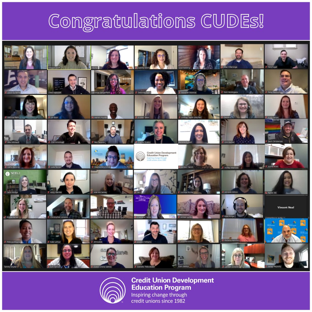 Congratulations to the newest graduates of the Foundation's DE Program! More details coming next week. #cude #keeppurposeconstant 🎉