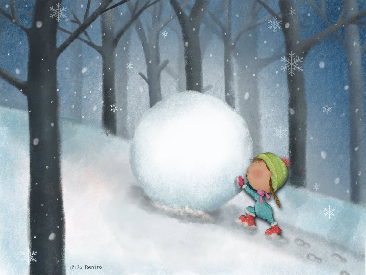 Adding to my story from last week for #colour_collective More to come ... #kidlitart #snowball #woodlandanimals
