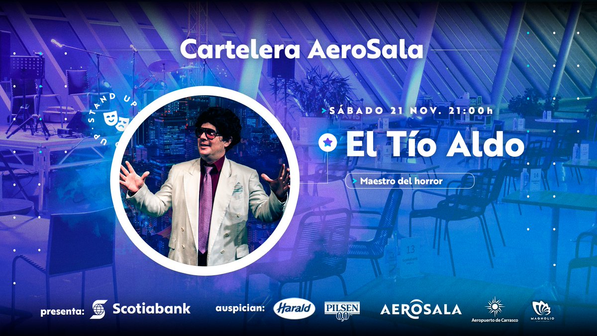 SÁBADO ➣ El Tío Aldo en 𝗔𝗲𝗿𝗼𝗦𝗮𝗹𝗮

▸ 21:00 ◂

Entradas en aerosala.uy 🛬