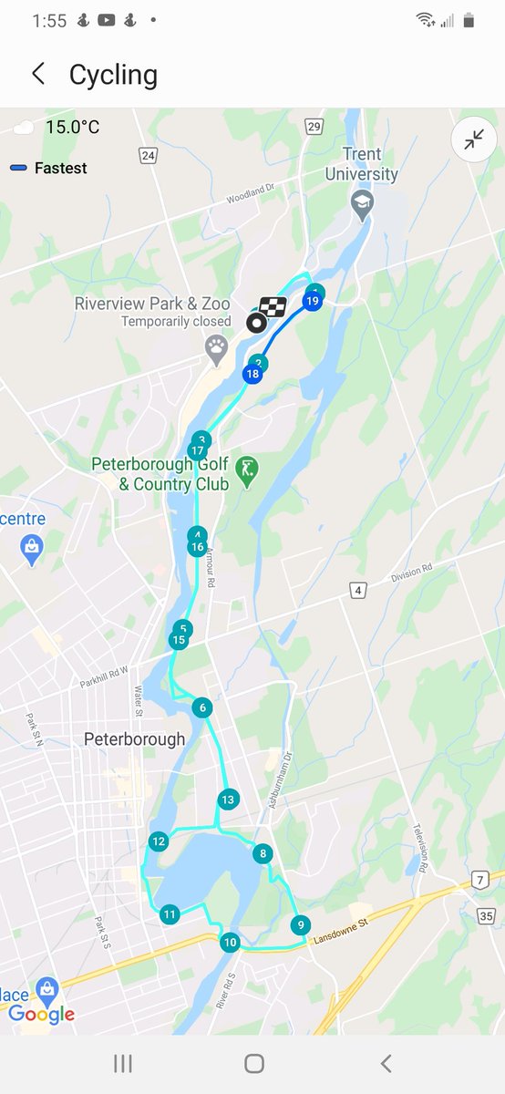 GordonTilley20's tweet photo. 15 degrees out there so perfect for a quick 20km ride down the by the river and round Little Lake in Peterborough. https://t.co/u8OtUSuk4G
