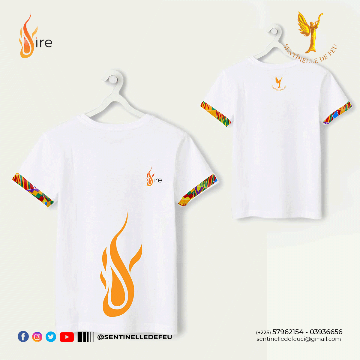 SentinelledeFeu's tweet photo. TEE SHIRT FIRE
Nous mettons à la disposition des serviteurs et invités du programme des tee shirts.
Ils sont disponibles en précommande.
Contactez le numéro WhatsApp +225 89 63 14 54. https://t.co/TyOXOMZeWP