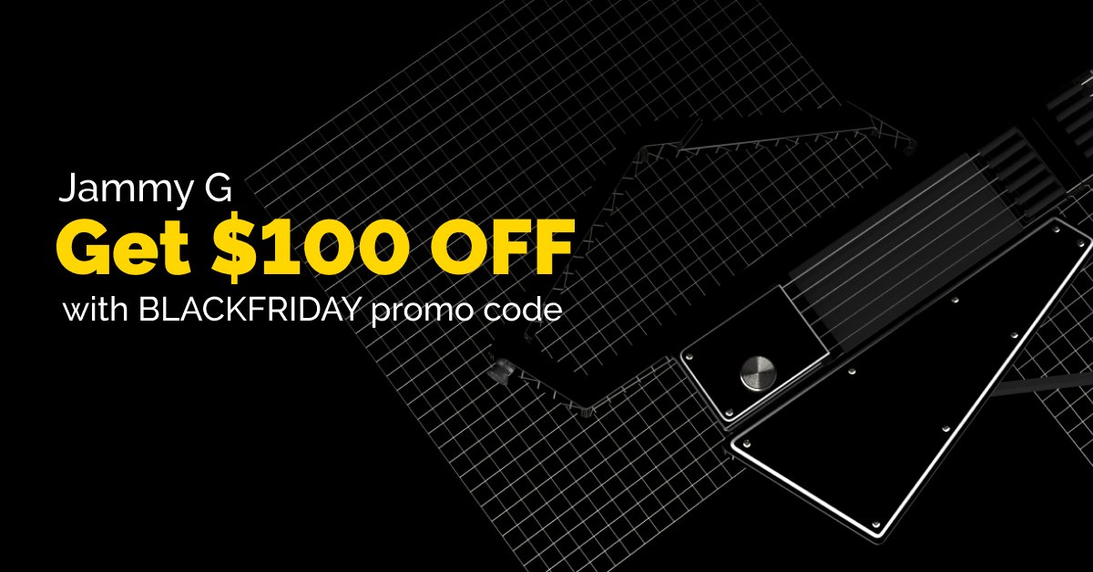 Jammy G gets better with each firmware update, but it won't get cheaper than this Black Friday. 🏃 Hurry up to get it for only $399 — the offer's only valid till Sunday, Nov 30 ⏩ bit.ly/JAMMY_G_BLACKF…
#BlackFriday2020
