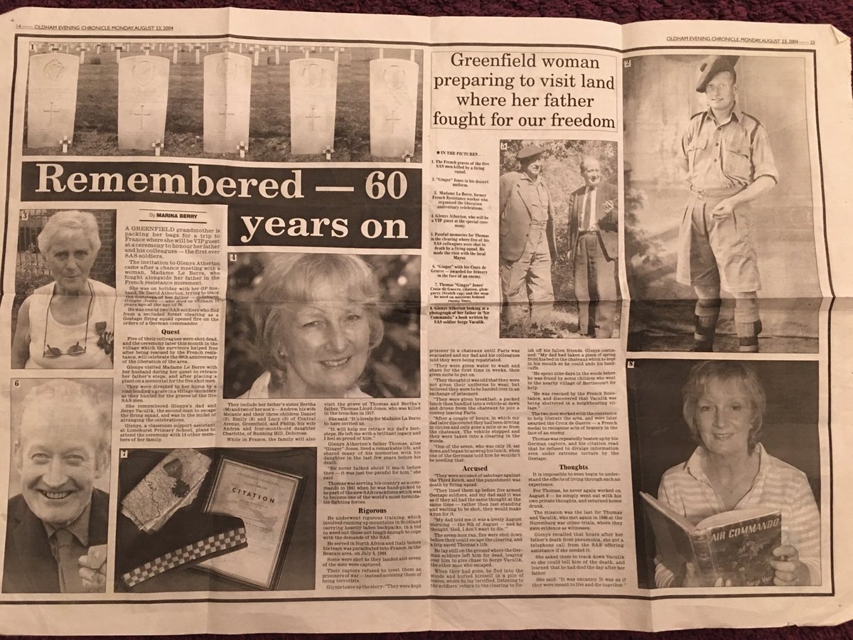Hi ⁦<a href="/authordlewis/">Damien Lewis</a>⁩, found this article about our mum from 2004 that you may find of interest 👍🏼