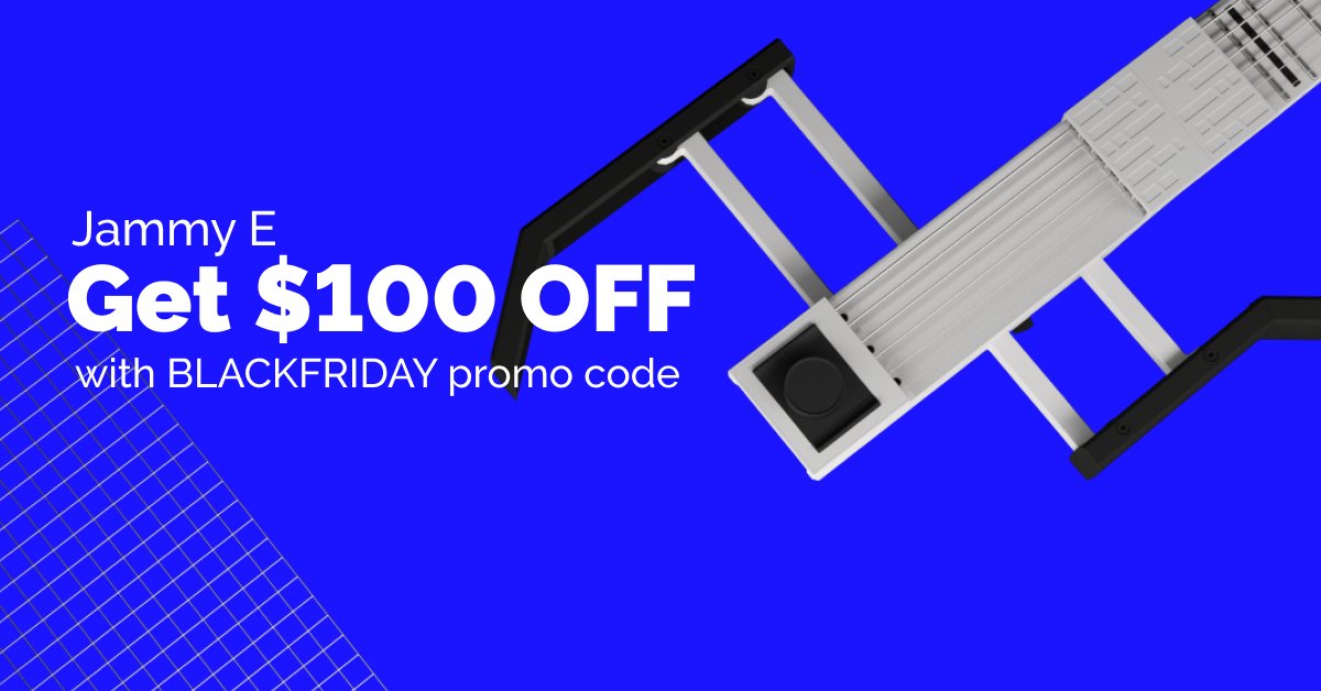 Been thinking about evolving your guitar playing into full-scale music production? ONLY TILL Nov 30 ⌛ pre-order Jammy E with a colossal 💲💯 OFF‼️ ⏩ bit.ly/JAMMY_E_BLACKF…
#BlackFridayDeals