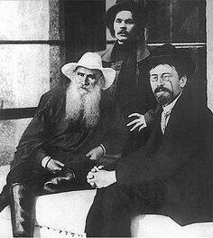 León Tolstoi, Maxim Gorki y Anton Chéjov en Crimea (1901)
