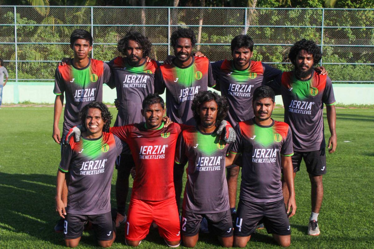 deeceejayyyy's tweet photo. 🎉ANNIVERSARY CELEBRATIONS 🎉

FRIENDLY FUTSAL MATCH AGAINST MULAK    YOUTH TEAM.

📸 #ibrahimnavaash

👕 @jerziamv

#Celebrating9Years
#miekuverikanmatheeabadhah https://t.co/y8hHWFwQjs