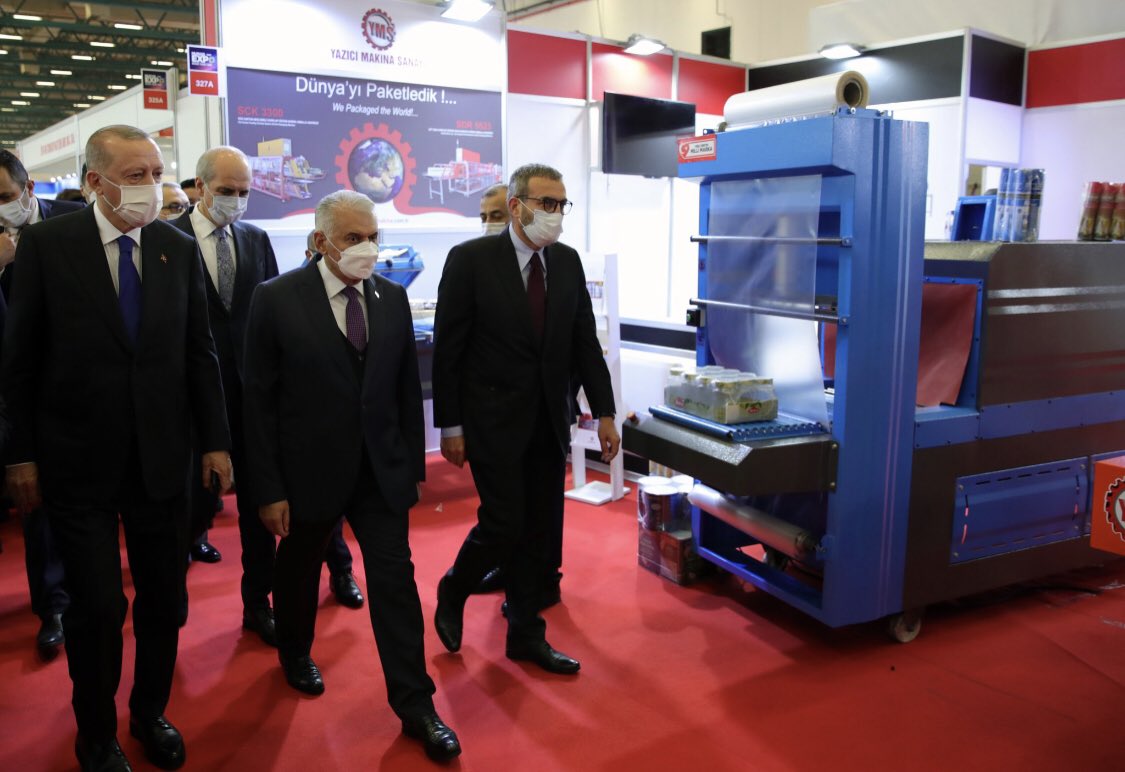 Hasantunc_'s tweet photo. #MUSIADEXPO 2020 Ticaret Fuarı Cumhurbaşkanımız Sayın @RTErdogan'ın ziyaret etti.
@egeya_ 
#MÜSİADEXPO #KüreselTicaretBurada #Türkiyeİçin30Yıl https://t.co/0CwEPVDtQU