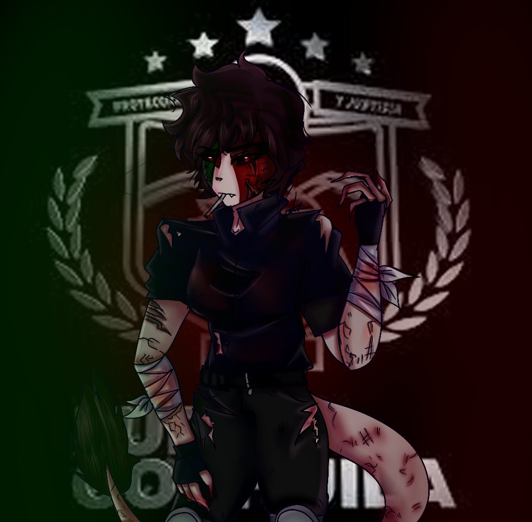 furrasa's tweet photo. buenas aca les vengo ofreciendo a una coahuila del universo corrupt esta es corrupt por el aumento de violencia en las calles y por sus policias agresivos del GATE #StateHumans #statecoahuila #coahuiladraw  #drawing #dibujodigital https://t.co/eM4uchzva2