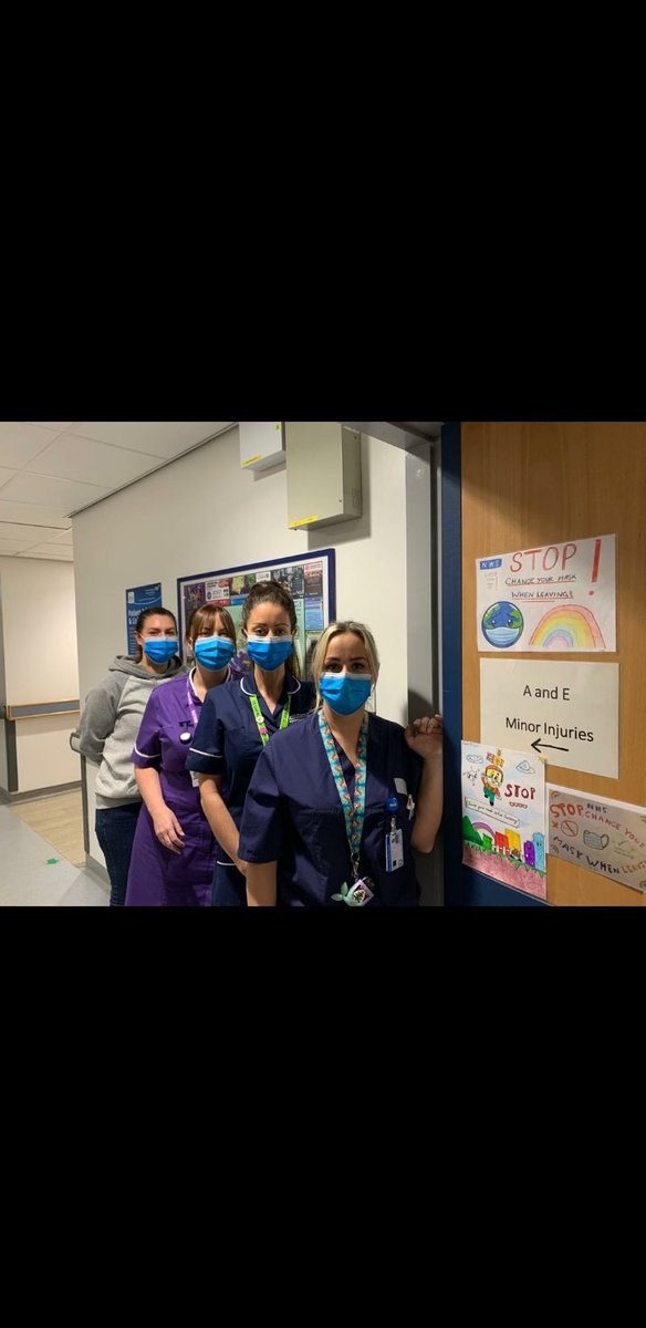 Pictures sent to <a href="/ed_rli/">ED_RLI</a> from St Bernadette primary school to remind everyone about wearing the correct PPE in our department 🥰🥰 <a href="/MelWoolfall/">Melanie Woolfall</a>  <a href="/emmafitton74/">Emma Fitton</a> <a href="/aaroncumminsNHS/">Aaron Cummins</a>