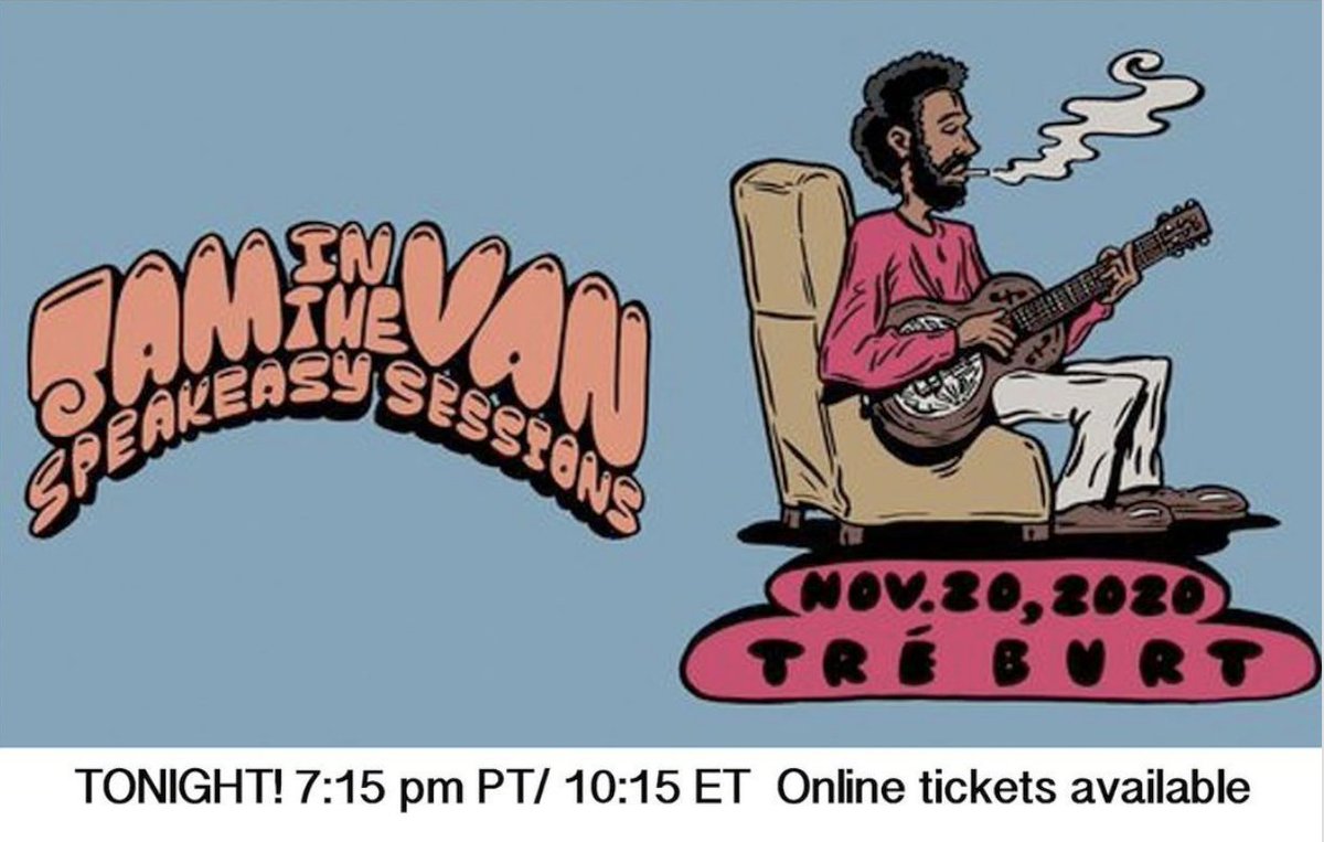 Want to win a ticket to tonight’s livestream from <a href="/jaminthevan/">Jam In The Van</a> ? We are giving away 2 online tickets. Winners will be notified at 7:30 ET / 4:30 PT.
Comment and and tag a friend below to enter. Livestream tickets available here: jaminthevan.com/speakeasy-sess…