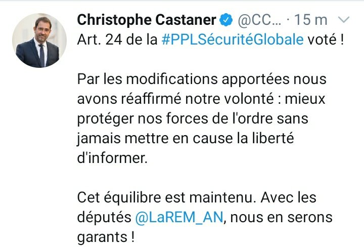 BallyBagayoko's tweet photo. Le vote du #RN de cet article, le bilan lourd de @CCastaner et @GDarmanin : 25 #eborgnes 5 mains #arrachees 2500 #blesses, 1 mort, 236 blessés sérieux à la tête. Avec la validation de cet article et la loi à terme, c'est le concours national des mutilés qui est lancé ? #securite https://t.co/UWtB8AhC9D