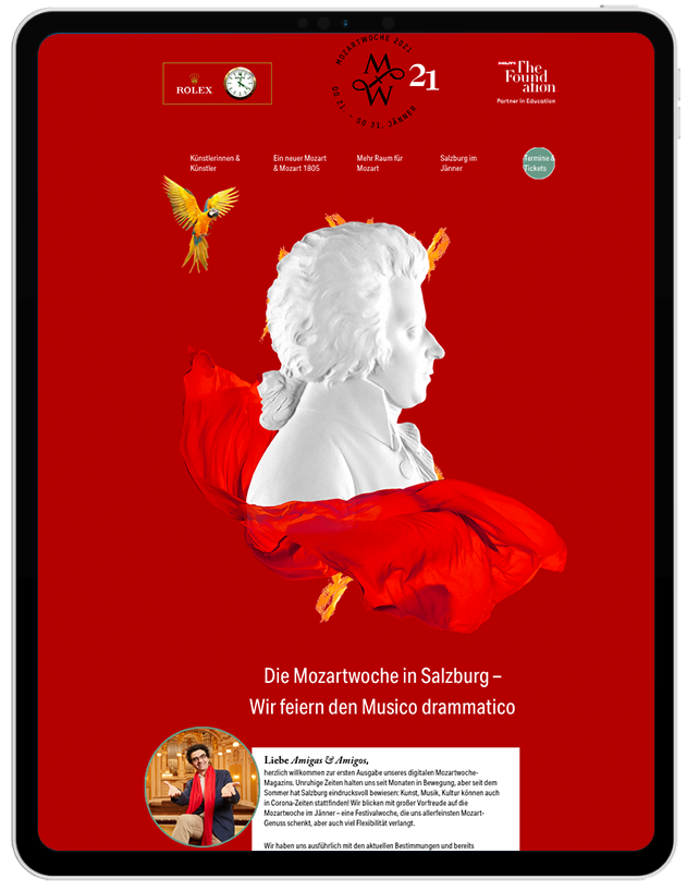 .@markschoenmann (#Storyboard) launcht #Webmagazin zur #Mozartwoche für #StiftungMozarteum cpmonitor.de/news/detail.ph…