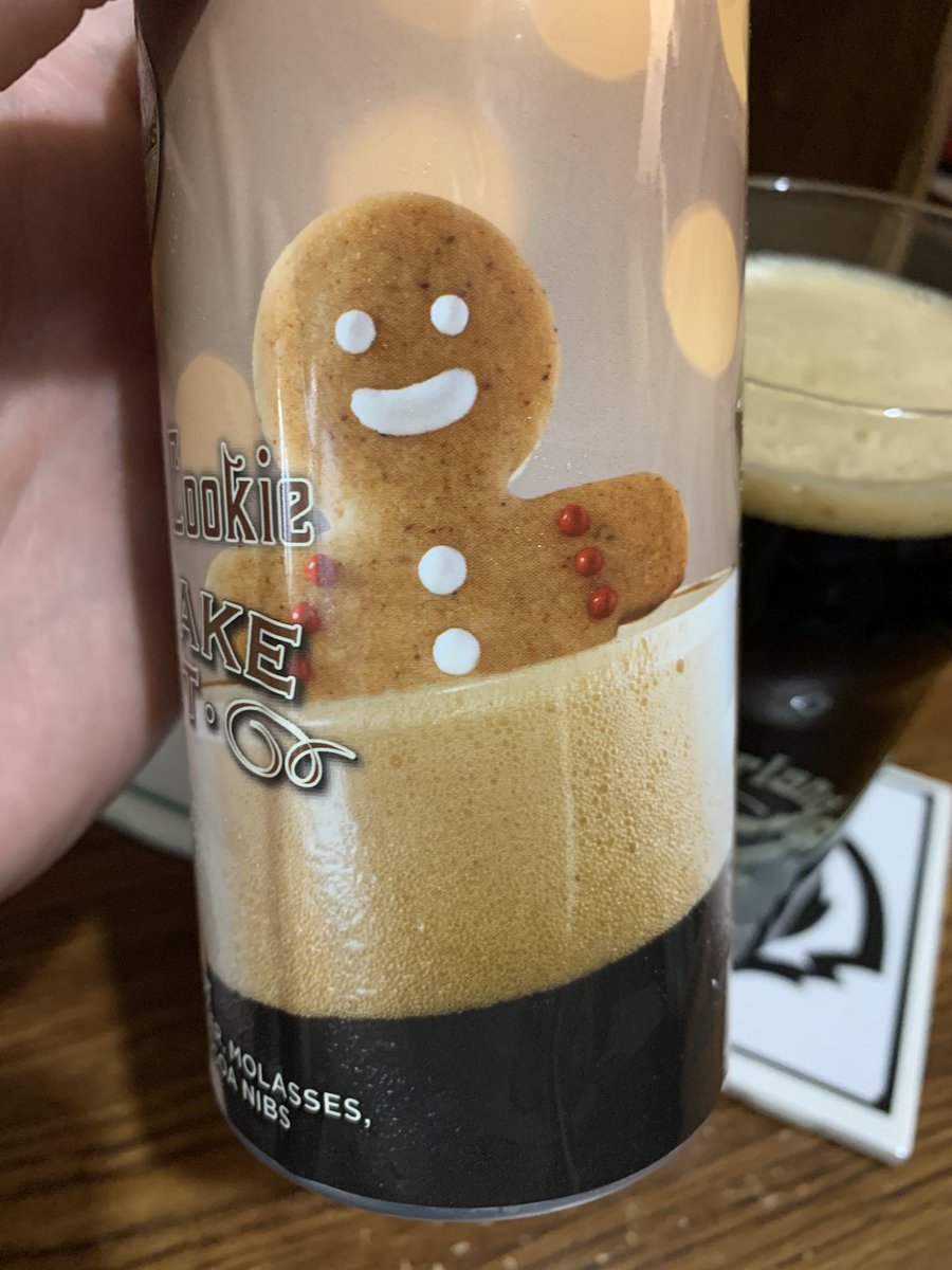 RealBMaxwell's tweet photo. Cheers! Enjoying some @MillsBeer Gingerbread Cookie Milkshake Stout ๐๐ป๐บ๐ธ๐ #12DaysofMilkshake #craftbeer #stoutseason @badhopper @johanc77 @JohanBBT @ephoustonbill @DRE_Go_Fish @CATbrew13 @wildjhovall @impopsy @RJellyman @Geek_girl38 @Senor_Greezy @cedarflats https://t.co/LDlDrRU7zk