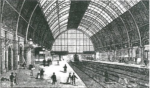 4/ The infamous summer night of 1941 over the north of England battered Middlesbrough Railway Station into a position which resulted in the permanent removal of the overpowering glass canopy.Probably some of the most famous railway photographs of the war.