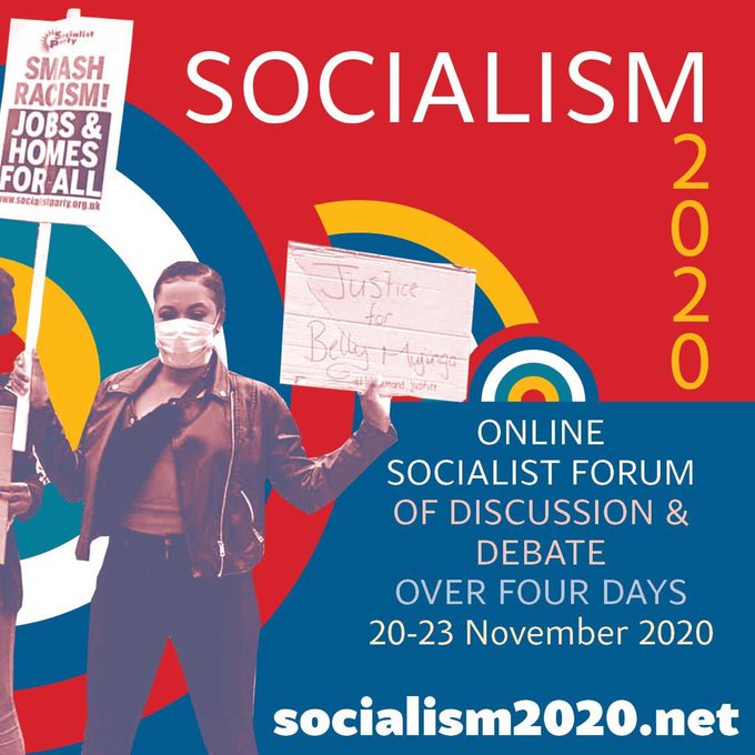 Great introductory session tonight for #Socialism2020 with interesting contributions from @davenellist of @TUSCoalition, @chetony of CWI and @Sezla and Judy Beishon of the socialist party. Go to socislism2020.net to book tickets and get involved.