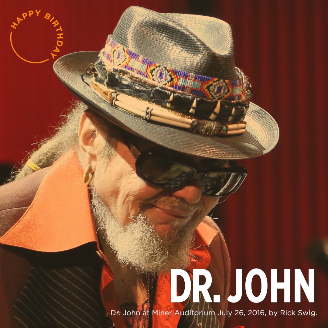 SFJAZZ's tweet photo. We recognize the life and legacy of New Orleans music icon #DrJohn, who passed in 2019 and would have turned 79 today. A 6-time GRAMMY winner and Rock &amp; Roll Hall of Fame inductee, the pianist, guitarist and singer created an irresistibly funky style of “voodoo” music. https://t.co/Zlp4fJCugj