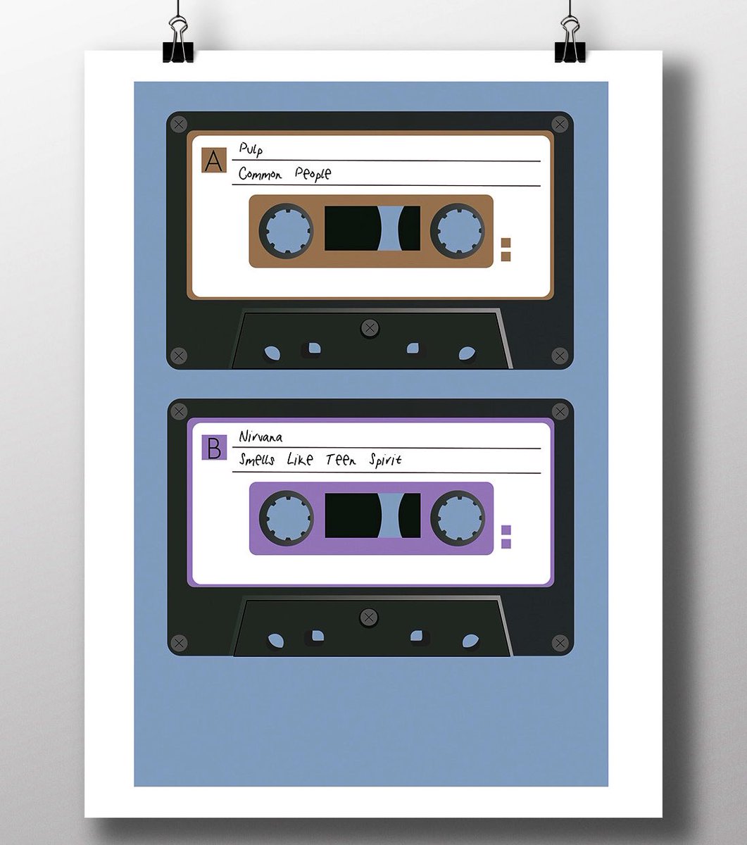 GailMyerscough's tweet image. WIN AN A4 CASSETTE PRINT 

Follow, retweet and tell me your song choices
I’ll pick a winner on Saturday evening 
gailmyerscough.co.uk/shop?Product=P…