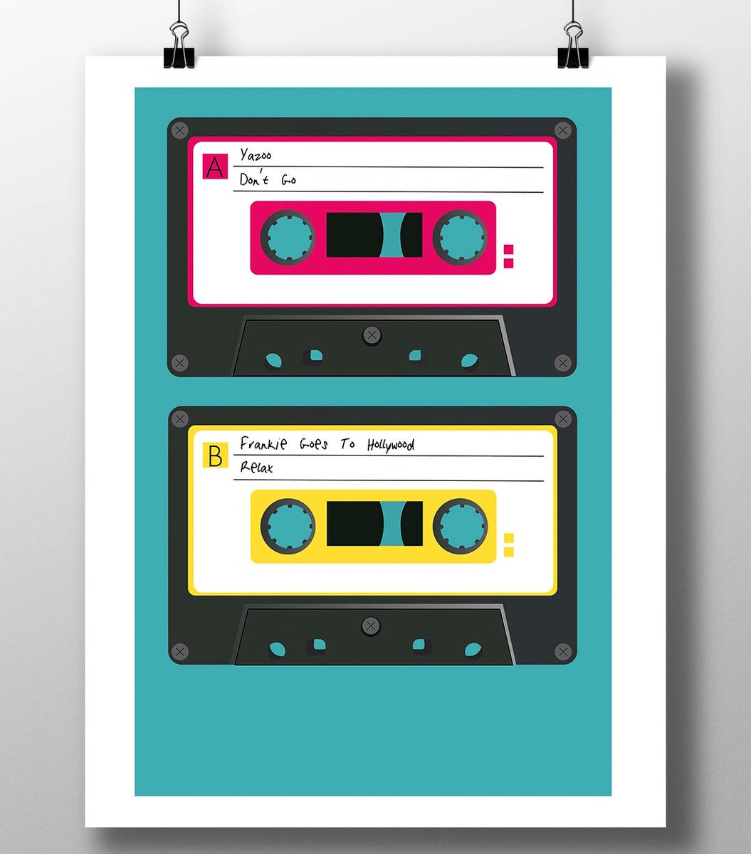 GailMyerscough's tweet image. WIN AN A4 CASSETTE PRINT 

Follow, retweet and tell me your song choices
I’ll pick a winner on Saturday evening 
gailmyerscough.co.uk/shop?Product=P…